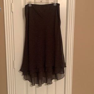 Evan-Picone high low skirt